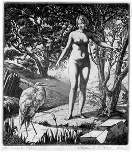 The Brook」、1930年。 作： William EC Morgan