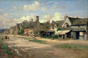 ハイストリート、ブロードウェイ、ウスターシャー 作： William E. Harris