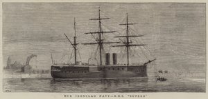 アイアンクラッドネイビー、HMS最高 作： William Edward Atkins