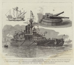 HMSコリングウッドでの事故 作： William Edward Atkins