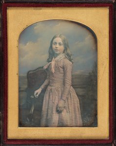 少女の肖像」1840年代後半 作： William Edward Kilburn