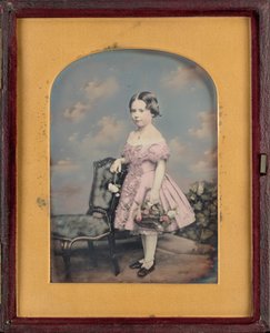 少女の肖像,c.1852年（写真）
