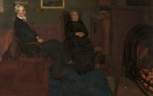父と母、1884 作： William Edward Stott
