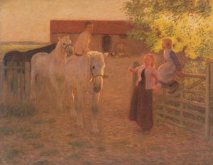 旧門 1896年頃（キャンバスに油彩） 作： William Edward Stott
