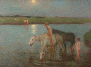 リバー・バンク 作： William Edward Stott