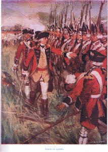 ウルフ、ケベック1759年、1915年 作： William Edward Stott