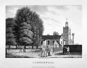 ロンドン、キャンバーウェルのセント・ジャイルズ教会（1792年）。                           