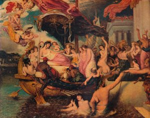 クリオパトラがキリキアに到着、1821年。 作： William Etty