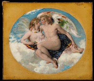 キューピッドとサイケ 作： William Etty