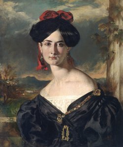 ルイーザ・ヴォーン（旧姓ロールズ）（油彩・キャンバス） 作： William Etty