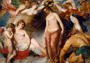 季節に冠されたパンドラ（1824年 作： William Etty