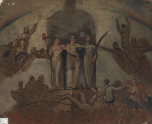 フィギュア構成の研究 作： William Etty