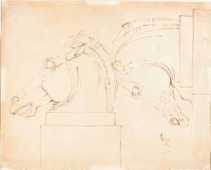 エルギン・マーブルズのセレーネの馬 [直訳] 作： William Etty
