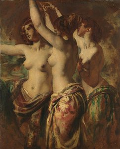 三美神。 作： William Etty