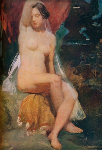 噴水の女性、c1840。