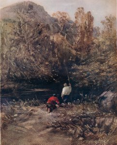 風景、漁師とともに、1843年、1924年