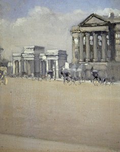 ハイド・パーク・コーナー」1892年頃（油彩・キャンバス） 作： William Evelyn Osbourne