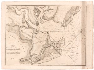 ファーデンによるチャールスタウンの地図 作： William Faden