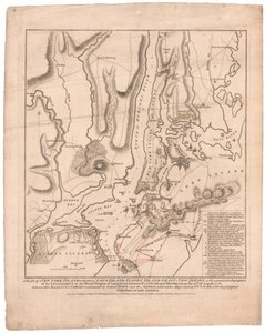 ニューヨーク島の計画 作： William Faden