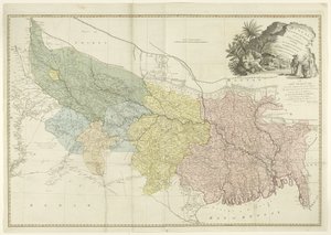 ガンジス川流域地図 作： William Faden