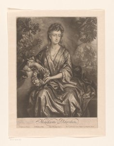 ポートレット・ヴァン・サラ・チシェリー Madam Plowden (オブジェクトのタイトル) 作： William Faithorne (I)