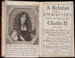 チャールズハワード、最初のカーライル伯爵、1669年 作： William Faithorne