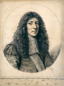ジョン・オーブリーの肖像（1666年 作： William Faithorne
