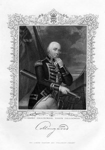 カスバートコリングウッド、1世紀男爵コリングウッド、イギリス海軍の海軍大将、19世紀。 作： William Finden