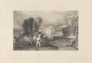 マナー、ヘーゼルウッド、密輸業者 作： William Finden