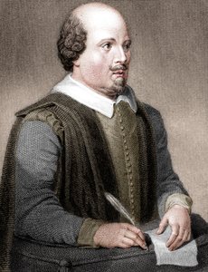 ウィリアムシェイクスピア、イギリスの詩人、劇作家、1820年。 作： William Finden