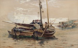 戦争のニュースを読む 作： William Fleming Vallance