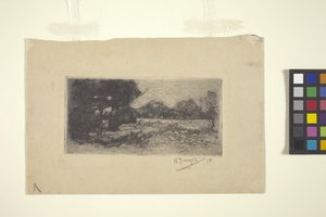 風景（エッチング） 作： William Forsyth