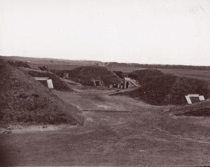 ダーリング砦、ジェームズ川、1865年。 作： William Frank Browne.