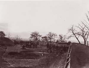 バージニア州ダッチギャップの近く。 ブレイディ砦、カリフォルニア州。 1865年。 作： William Frank Browne