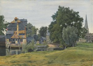 ホートンミル、ニアセントアイブス、ハンティンドンシャー、1889 作： William Fraser Garden