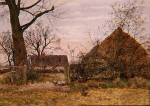 KO514 街から離れて（水彩画） 作： William Fraser Garden
