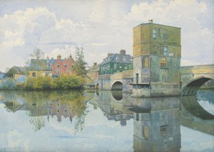 セントアイブスの橋1903 作： William Fraser Garden