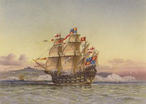 1488年のグレートハリー 作： William Frederick Mitchell