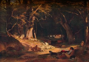 ミッドデイリトリート、c1845 作： William Frederick Witherington