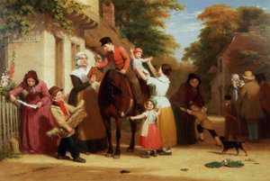 村の郵便局 作： William Frederick Witherington