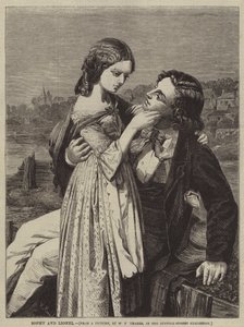 ソフィーとライオネル 作： William Frederick Yeames