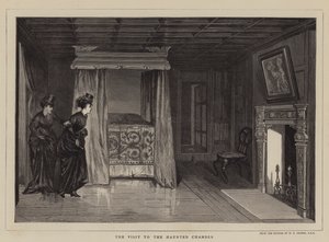 幽霊部屋への訪問 作： William Frederick Yeames