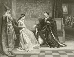 ヘンリー5世の求愛 作： William Frederick Yeames