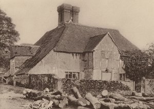 ウェスト・サセックス州ミッドハースト近郊イーズボーンにて（モノクロ写真） 作： William Galsworthy Davie