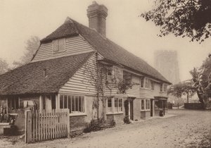 ケント州ホークハーストにて（モノクロ写真） 作： William Galsworthy Davie