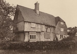 サセックス州ノーサイアム、ストロベリーホールにて（モノクロ写真） 作： William Galsworthy Davie