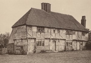 ケント州スワントン・ストリートにて（モノクロ写真） 作： William Galsworthy Davie