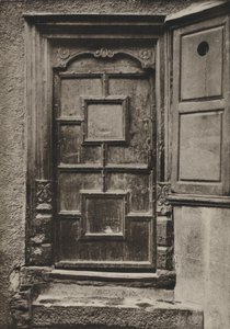プリマス、Looe Streetのドアウェイ（モノクロ写真 作： William Galsworthy Davie