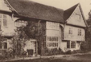 ケント州クランブルック近郊、ウィレスリー・グリーンの家（モノクロ写真） 作： William Galsworthy Davie