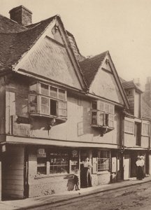 ケント州カンタベリー、ノース・レーンにて（モノクロ写真） 作： William Galsworthy Davie